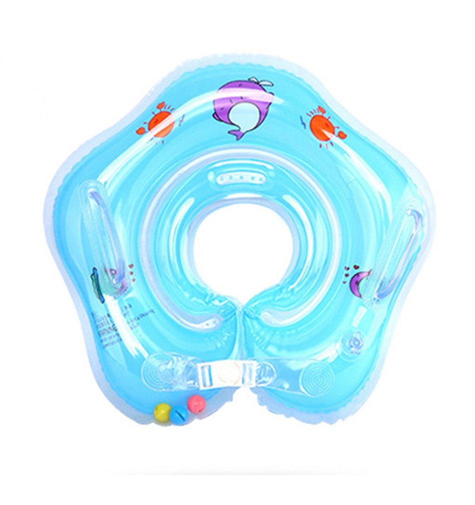 Music Baby Neck Float Swimming Newborn Children's Float Baby Pump Mattress Pool Swim Wheel For 0-24m Kids Swim Pool Accessories